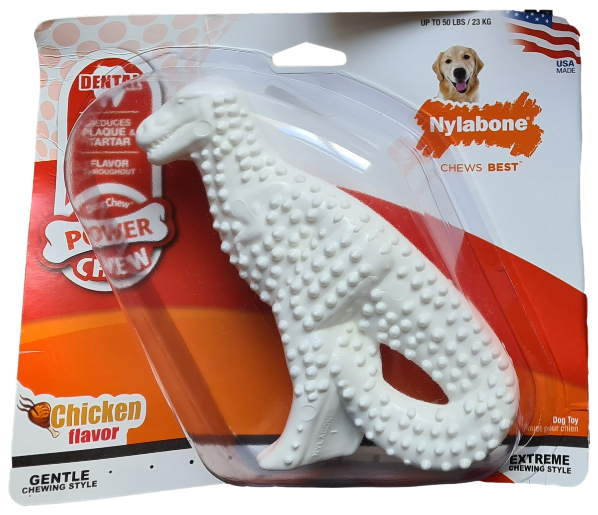 Nylabone durable deals dental dinosaur