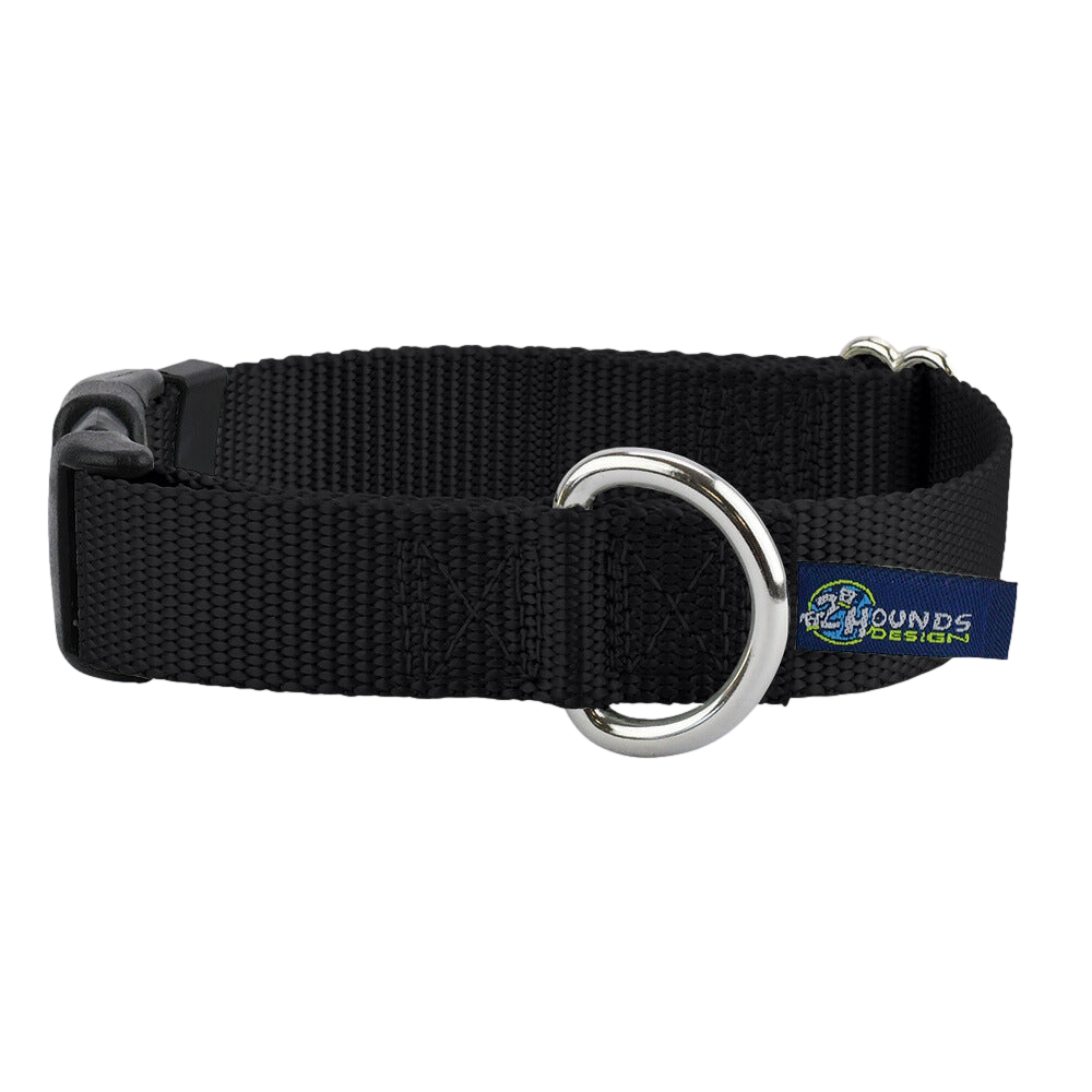 LARGE Nylon Webbing Collars -- Assorted Colours