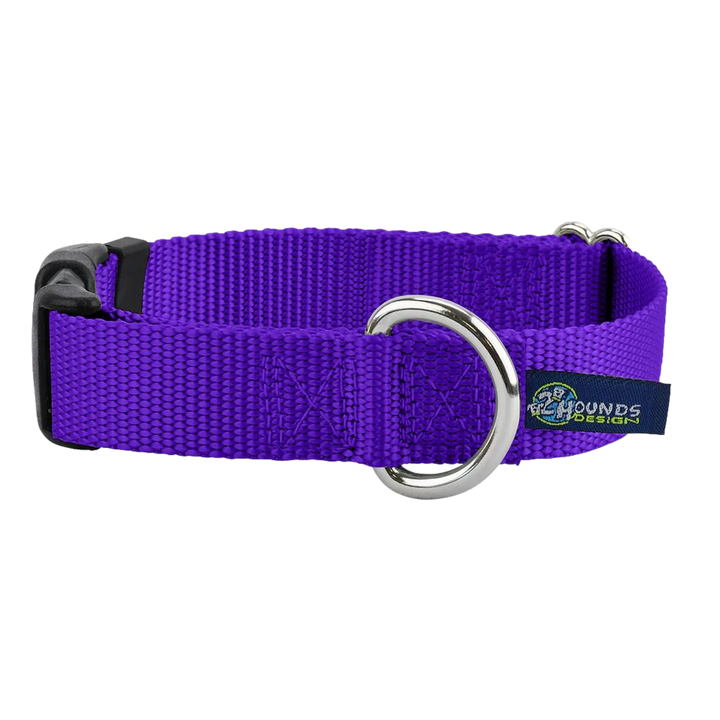 LARGE Nylon Webbing Collars -- Assorted Colours