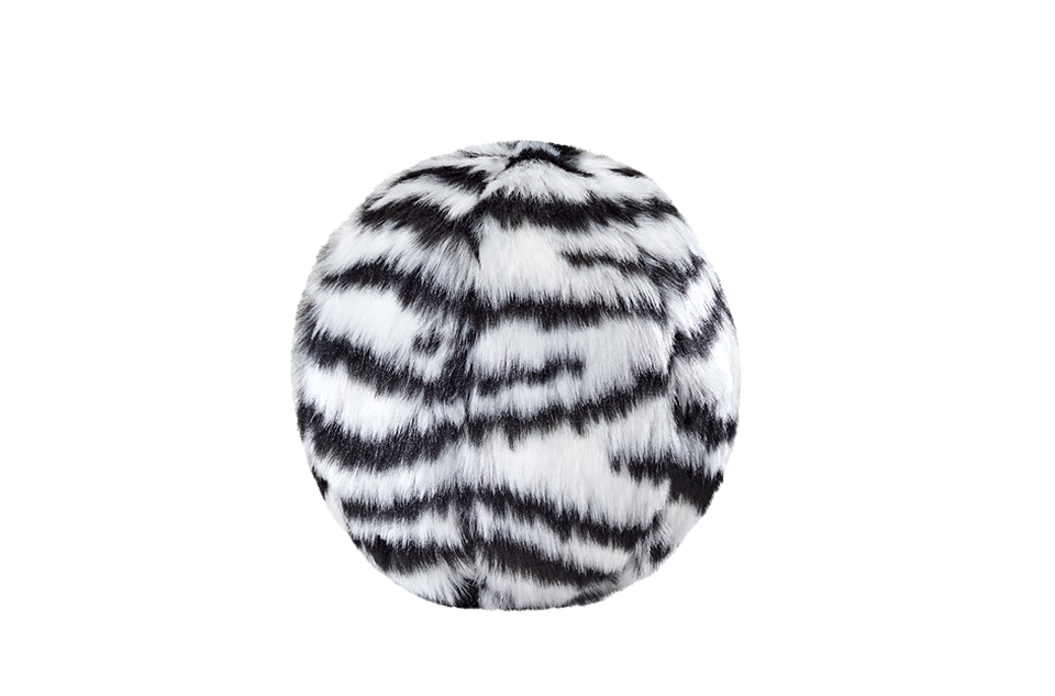 Squeakerless Zebra Ball (Small)