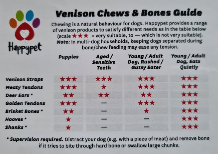 Venison Golden Tendons (170g)